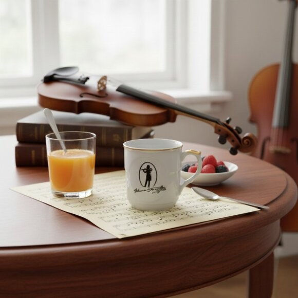 RARE Meinl Strauss Czech Porcelain Mug - Picture 8 of 14